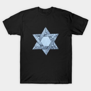 The 12 Tribes of Israel - Star of David T-Shirt